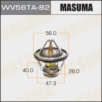 Термостат, охолоджувальна рідина, Masuma WV56TA82