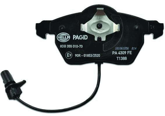 HELLA 8DB 355 010-731 Brake Pad Set, disc brake