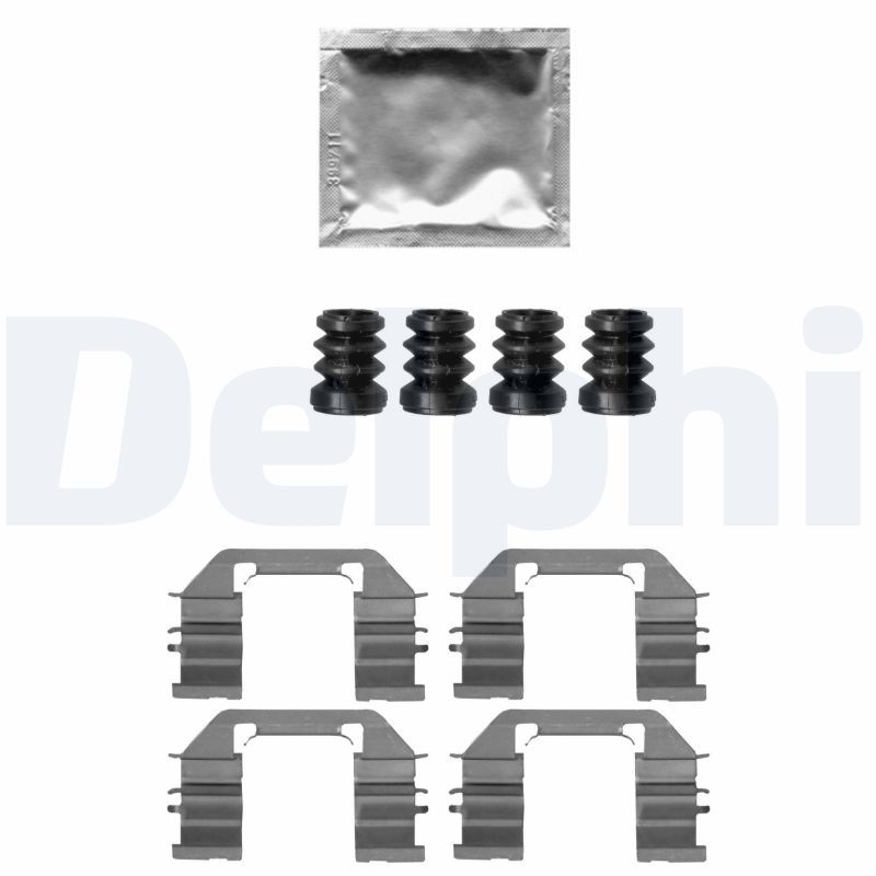 DELPHI tartozékkészlet, tárcsafékbetét LX0644