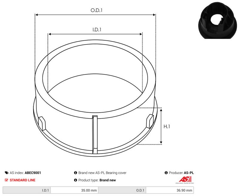 Kaitsekate, generaator, AS-PL ABEC9001