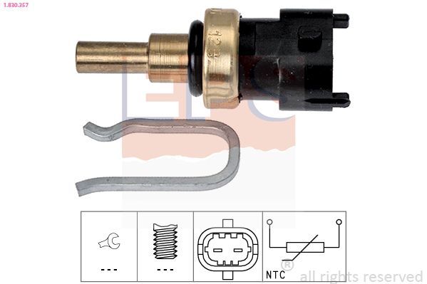 Sensor, temperatura del refrigerante