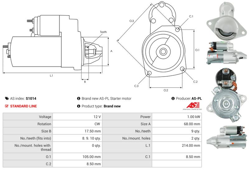 AS-PL S1014 Starter
