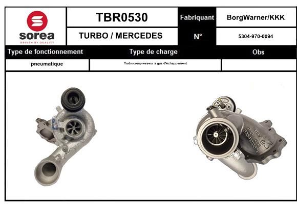 Compresor,sistem de supraalimentare TBR0529 EAI
