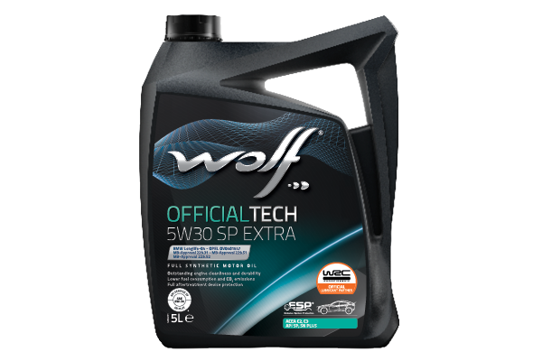 Моторна олива, 5л, WOLF 5L OfficialTech C3 SP EXTRA (шт.), Wolf 1049360