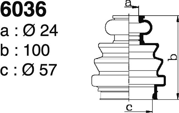 DEPA 6036 Kardano veleno apsauginė guma