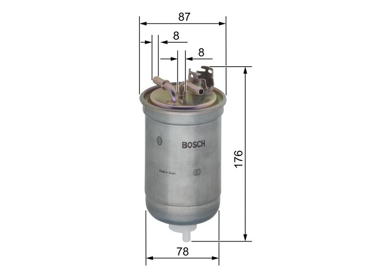 BOSCH 0 450 906 267 Fuel Filter