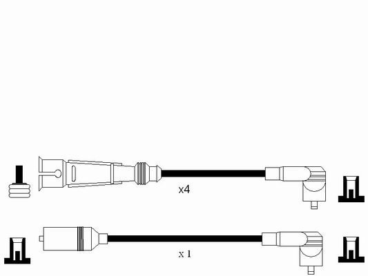 NGK 0939 Ignition Cable Kit