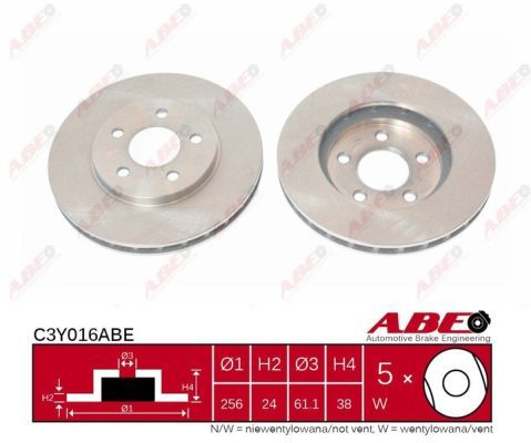 ABE C3Y016ABE Brake Disc