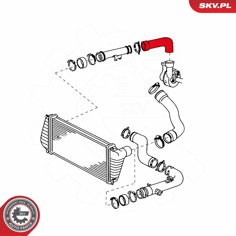 ESEN SKV 43SKV013 Charge Air Hose