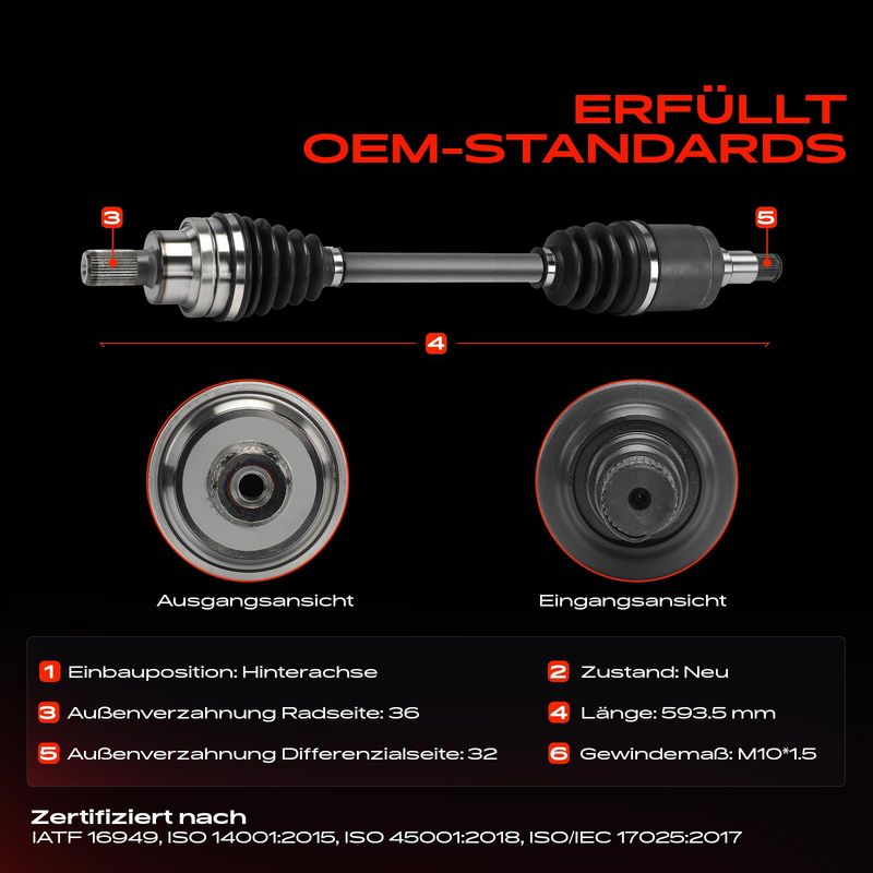 Frankberg 5481FB0045127 Drive Shaft