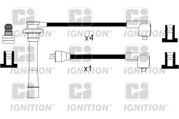 QUINTON HAZELL gyújtókábelkészlet XC1061