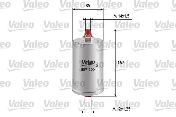 Фільтр палива, Valeo 587205