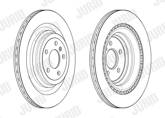 Гальмівний диск, Jurid 563243JC