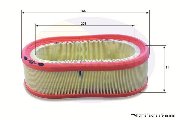 Comline Air Filter EAF411