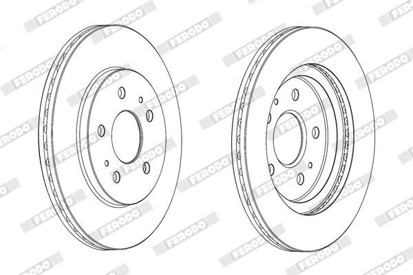 FERODO DDF2247C Brake Disc