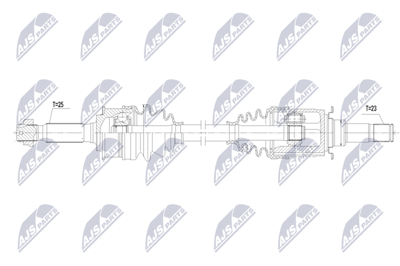 NTY NPW-MS-125 Drive Shaft