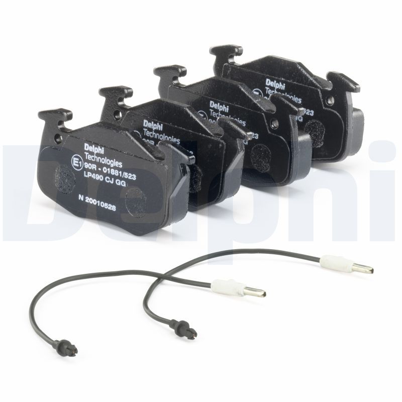 Piduriklotsi komplekt, ketaspidur, DELPHI LP490