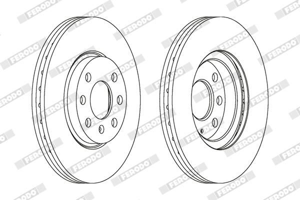 FERODO DDF1131 Brake Disc