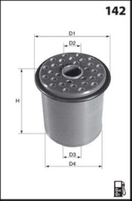 MISFAT Filtre à carburant F682