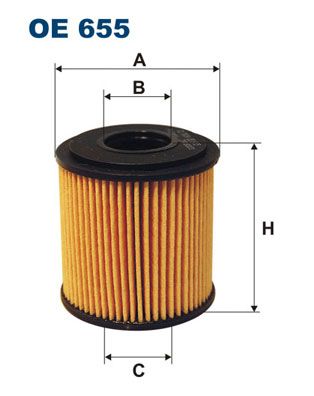 FILTRON olajszűrő OE 655