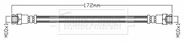 BORG & BECK fékcső BBH8768