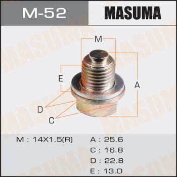 Пробка, оливний піддон, Masuma M-52