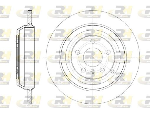 Гальмівний диск, Roadhouse 61166.00