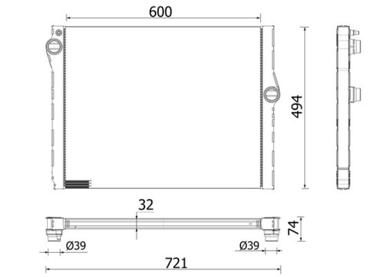 Product Image - Radiateur - CR2333000P - MAHLE