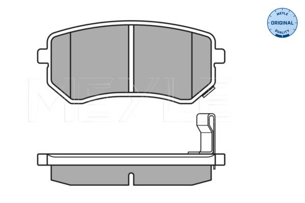 MEYLE 025 242 7614/W Brake Pad Set, disc brake