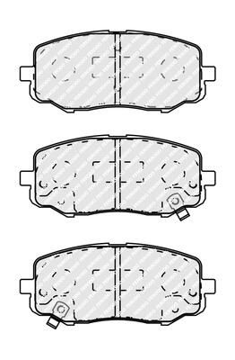 FERODO FDB4234 Brake Pad Set, disc brake