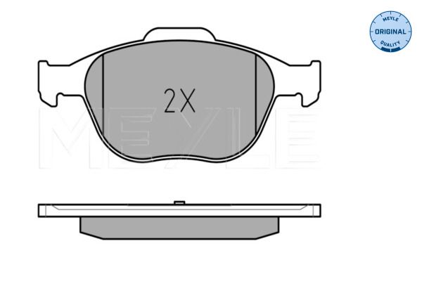 MEYLE 025 234 4017 Brake Pad Set, disc brake
