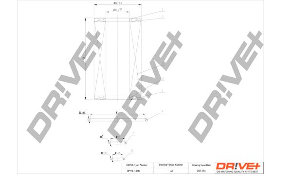 Оливний фільтр, Dr!Ve+ DP1110.11.0126