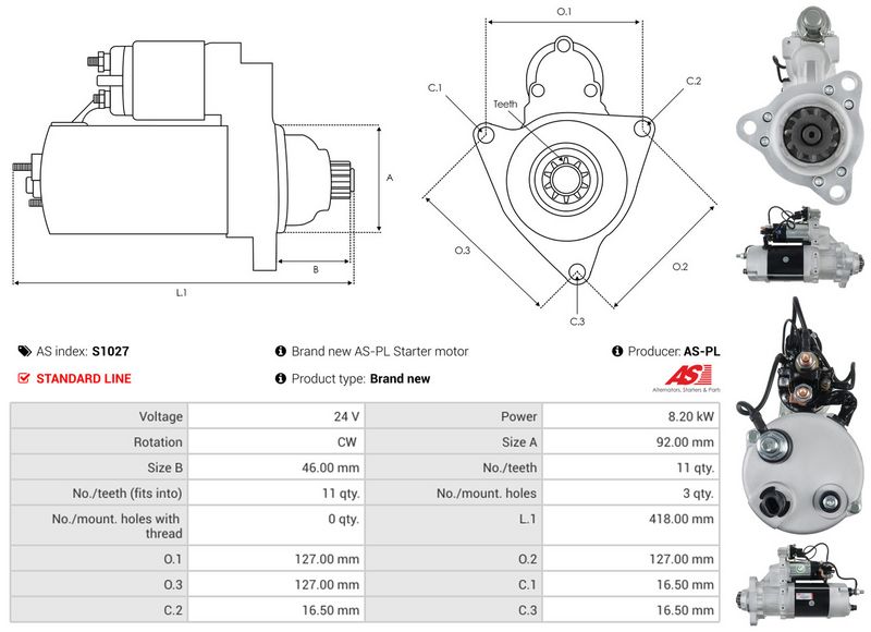 AS-PL S1027 Starter