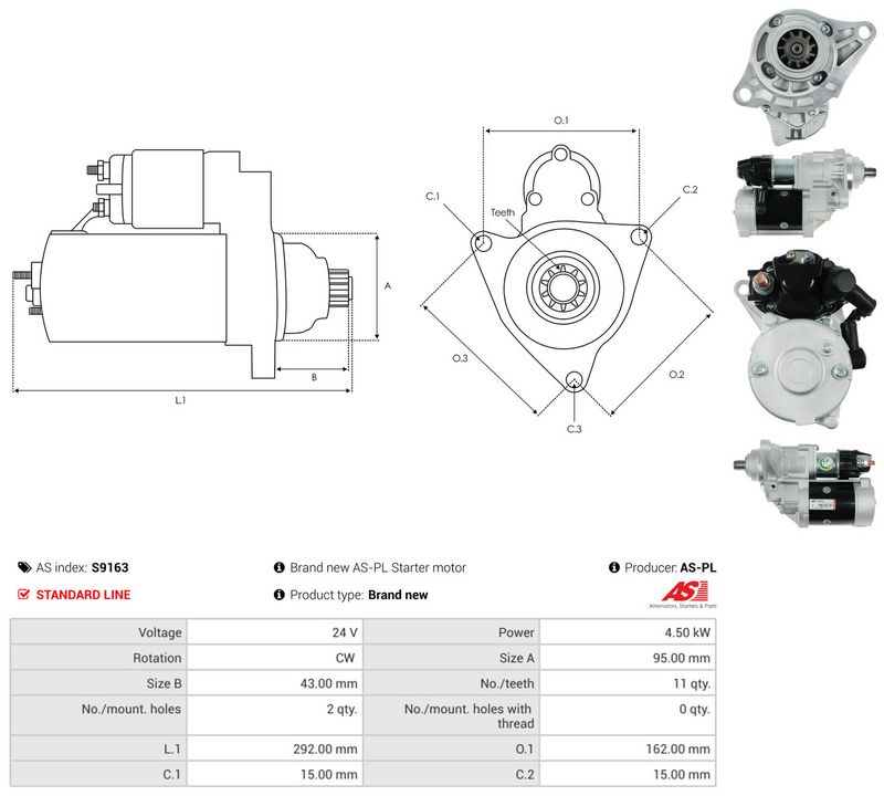 AS-PL S9163 Starter