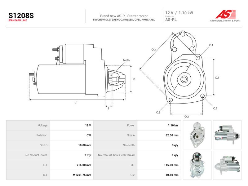 This part match OEM code: 90508037