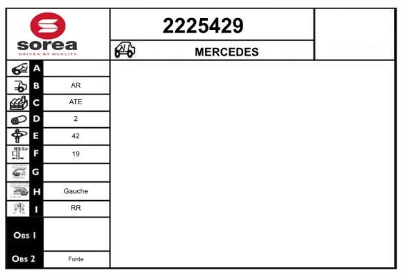 EAI féknyereg 2225429