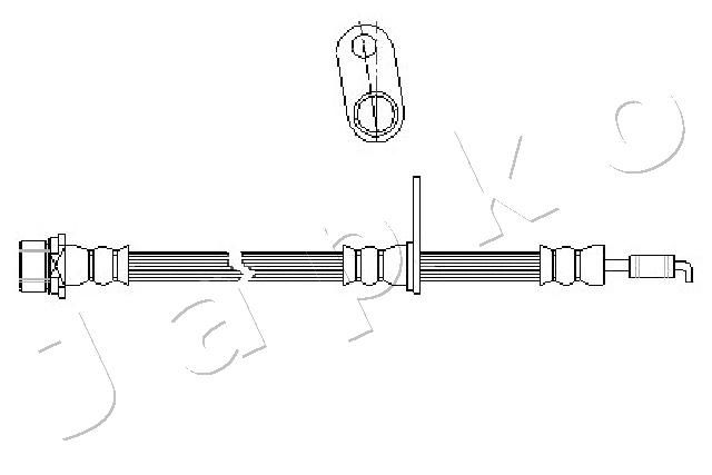 Кронштейн, гальмівний шланг, Japko 692040