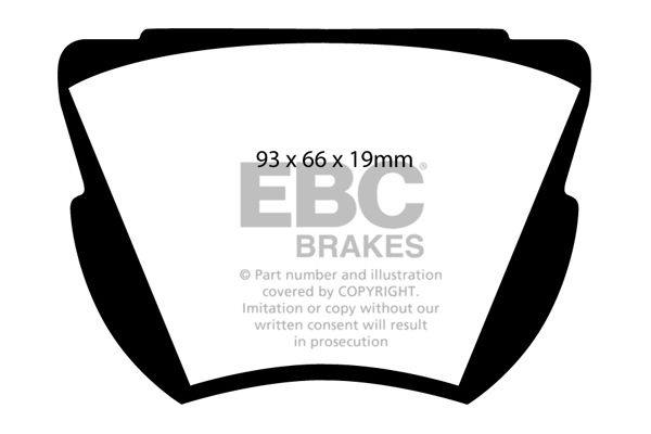 EBC Brakes Brake Pad Set, disc brake DP2199