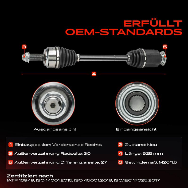 Frankberg 5481FB0038223 Drive Shaft