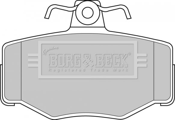 BORG & BECK fékbetétkészlet, tárcsafék BBP1673
