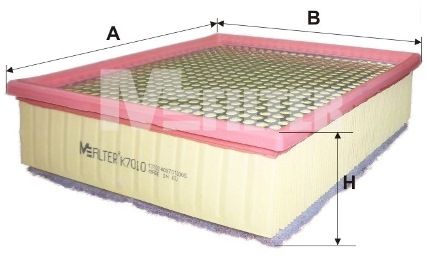 Повітряний фільтр, Mfilter K7010