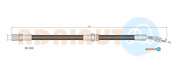 Гальмівний шланг, Adriauto 06.1222