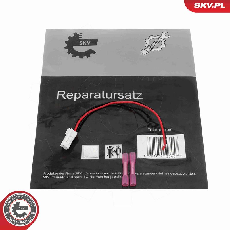 ESEN SKV 53SKV301 Valstybinio numerio apšvietimo laidų remonto komplektas