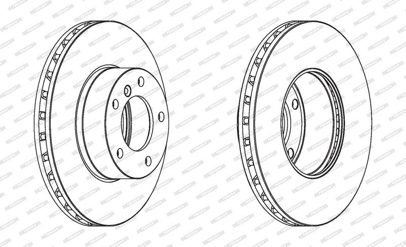 Disc frana DDF1891C-1 FERODO