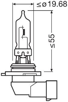 ams-OSRAM 9005CBN-HCB Bulb, spotlight