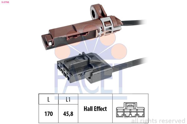 FACET Toerentalsensor, automatische aandrijving 9.0798