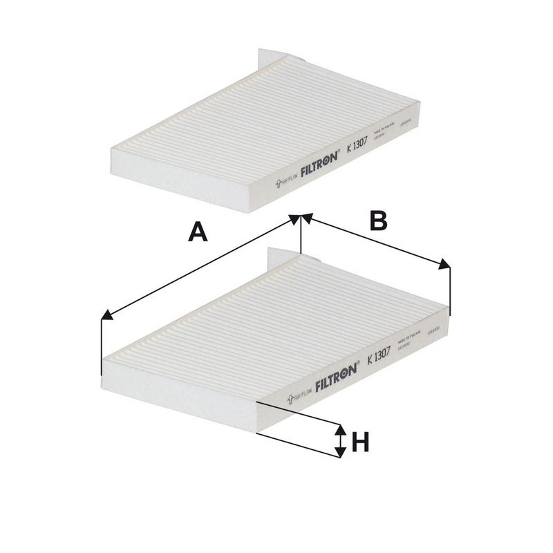 Filter, salongiõhk, FILTRON K 1307-2X