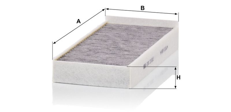 Filter, salongiõhk, MANN-FILTER CUK 23 015-2