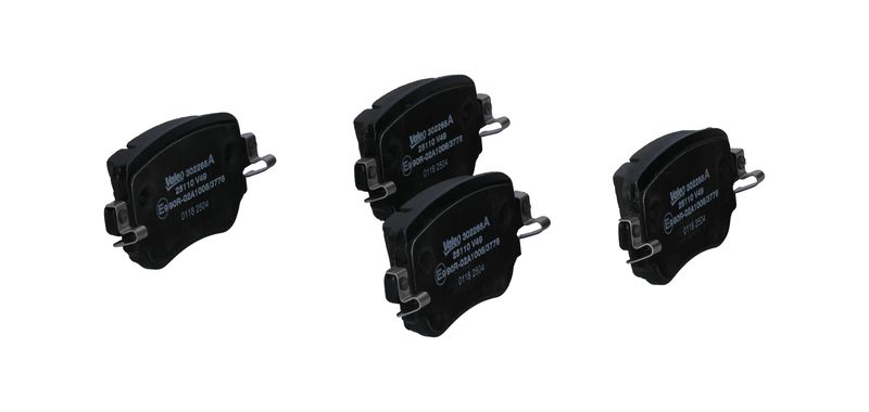 Piduriklotsi komplekt, ketaspidur, VALEO 302265A