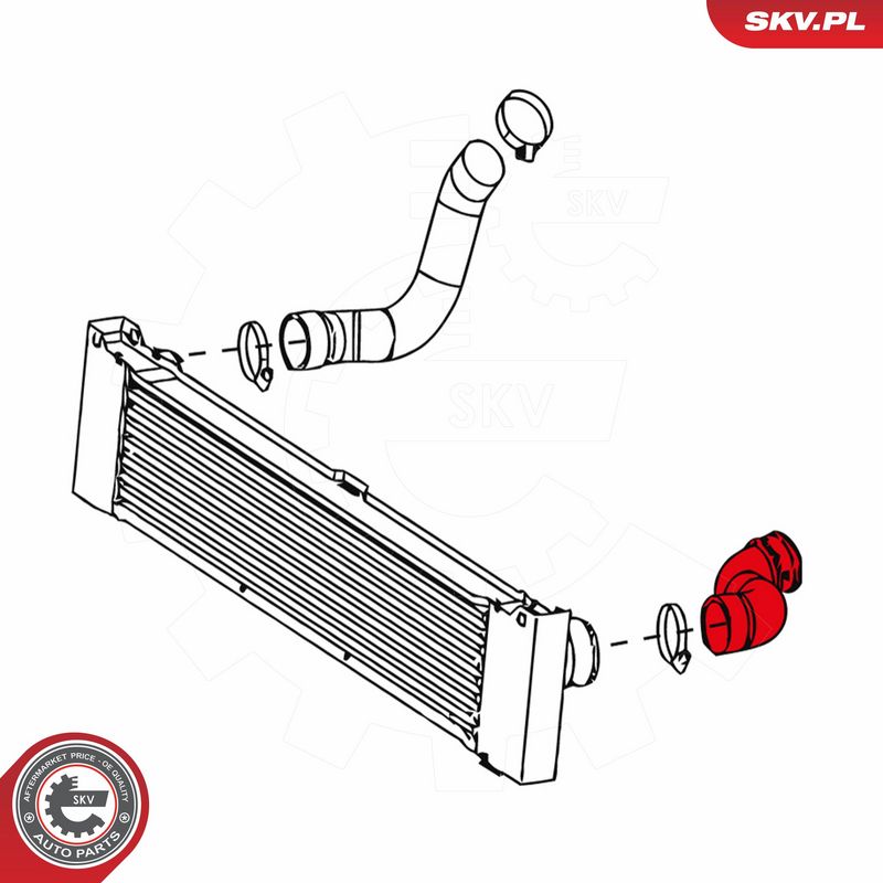 ESEN SKV 24SKV158 Charge Air Hose
